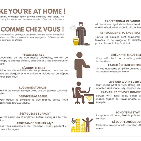 Porte De Versailles - Executive With Lift For 4 Apartment